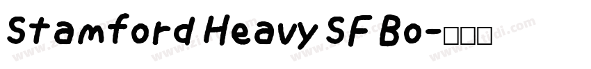 Stamford Heavy SF Bo字体转换